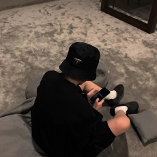 prad* 리나일론 버킷햇