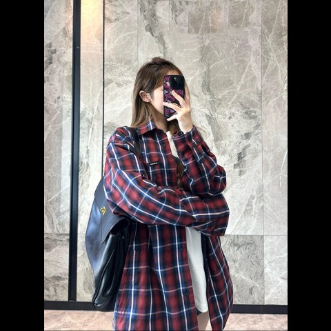 blcg 체크 셔츠 (공용)