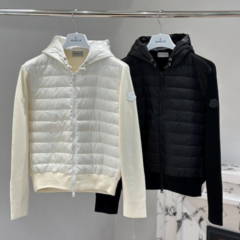 moncl*r 패딩 코튼 집업 후디