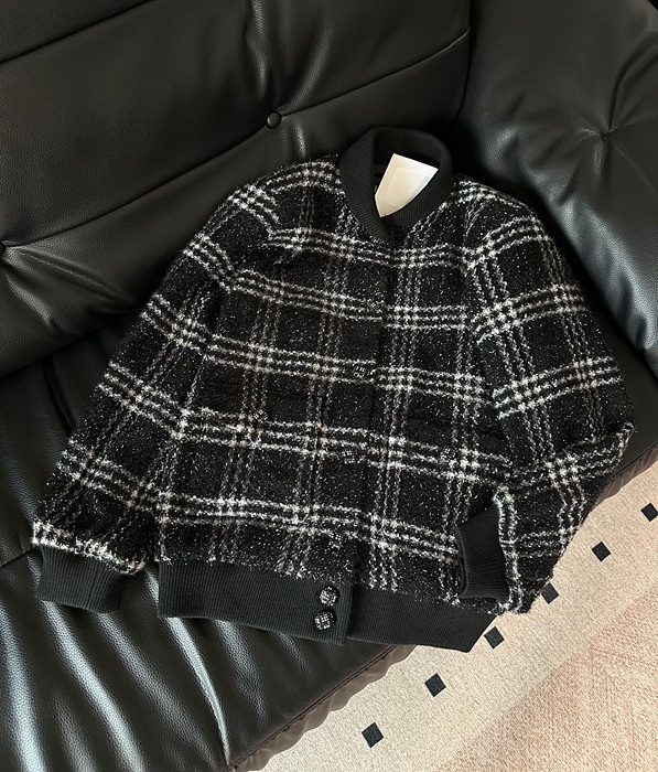 cc 트위드 바시티 재킷 (공용)