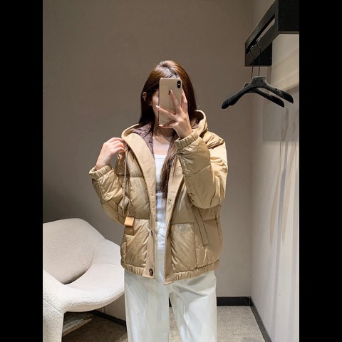 25fw lv 후디드 퀼티드 립스톱 재킷