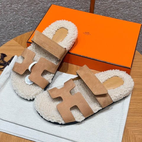 herm*s 시어링 시프레 샌들 여성용 (handmade ver.)