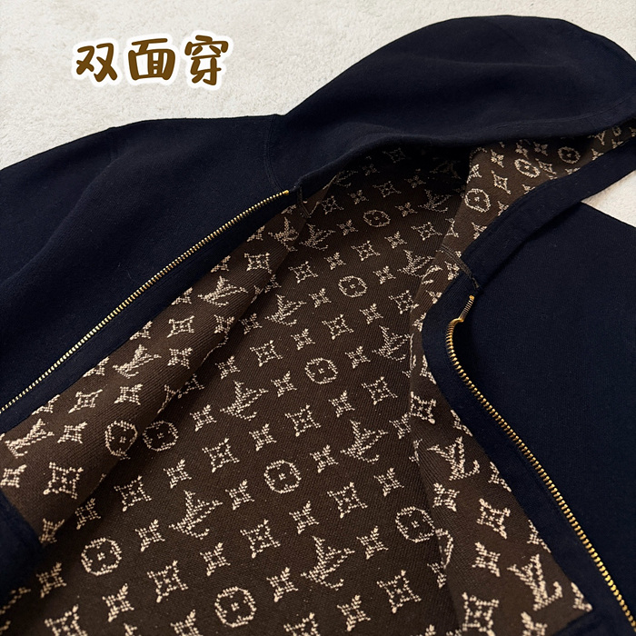 lv 모노그램 리버시블 후드