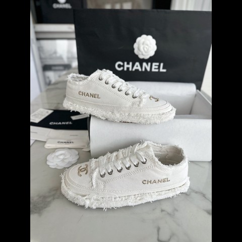 cc 프린지 자수 디테일 스니커즈 [정품급]