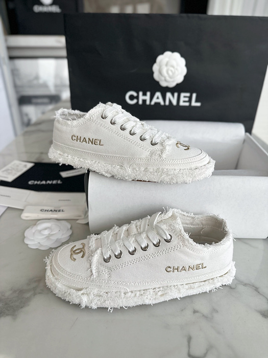 cc 프린지 자수 디테일 스니커즈 [정품급]