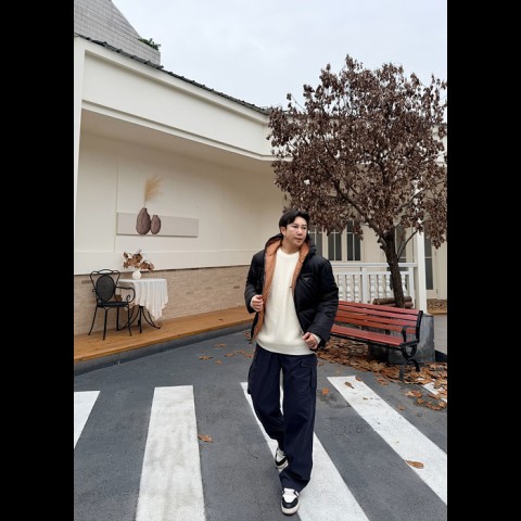 prad* 리나일론 다운 재킷