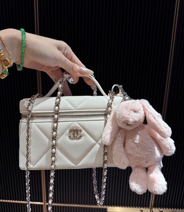 25k 빅 퀼팅 탑핸들 베니티 체인백 