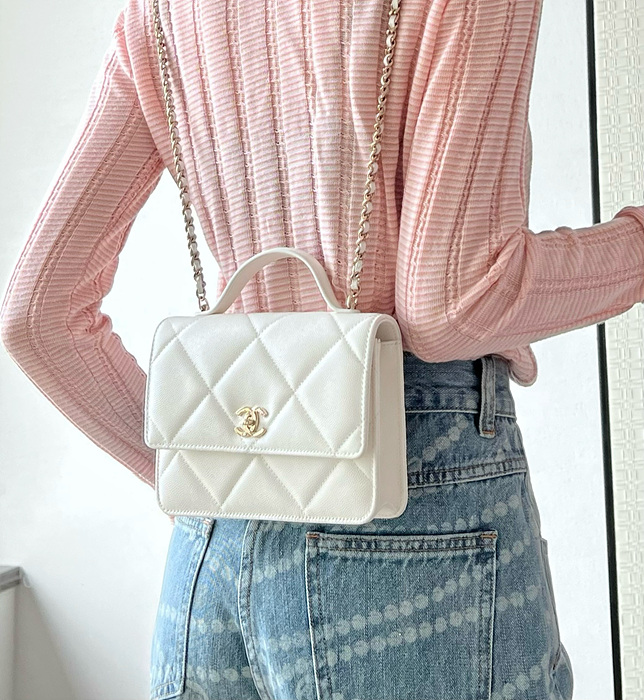 25k 빅 퀼팅 미니 백팩 