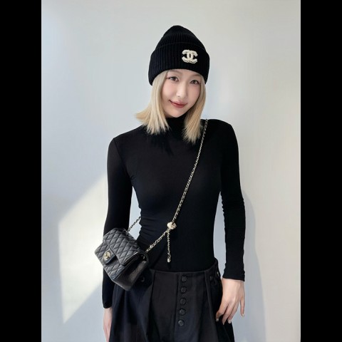 25k 라이트 골드볼 뉴미니 플랩백