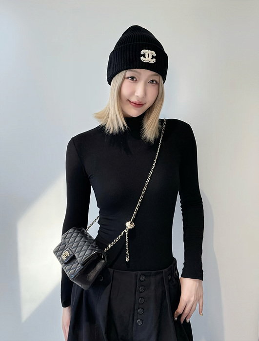 25k 라이트 골드볼 뉴미니 플랩백