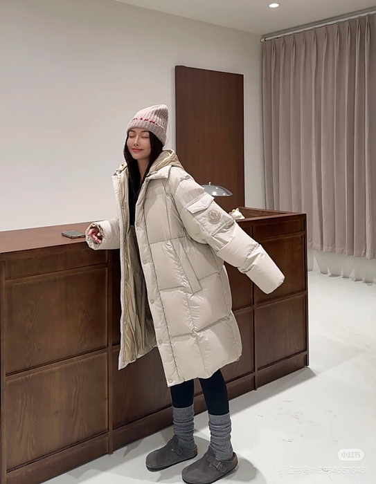 moncl*r 오버핏 롱 다운 재킷